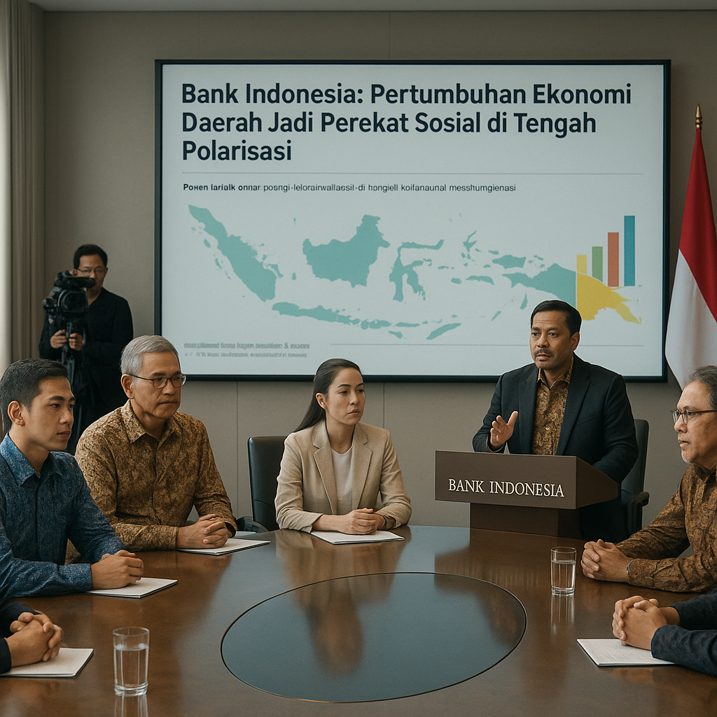 Bank Indonesia: Pertumbuhan Ekonomi Daerah Jadi Perekat Sosial di Tengah Polarisasi