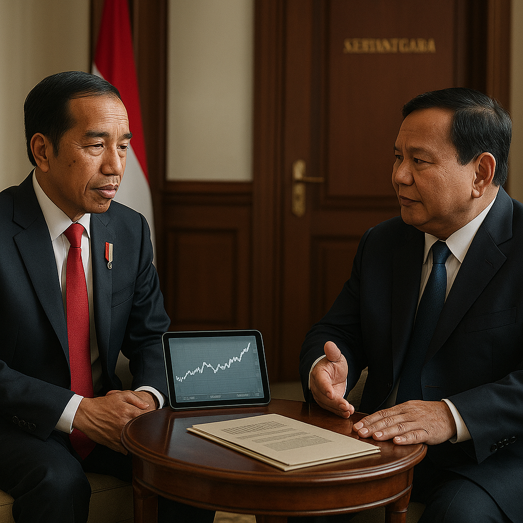 Isi Pertemuan Jokowi-Prabowo: Sepak Bola, Ekonomi, dan Politik Dibahas Tertutup