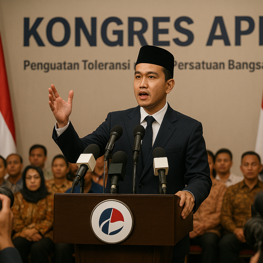 Wapres Gibran Buka Kongres API, Tekankan Penguatan Toleransi dan Jaga Persatuan Bangsa