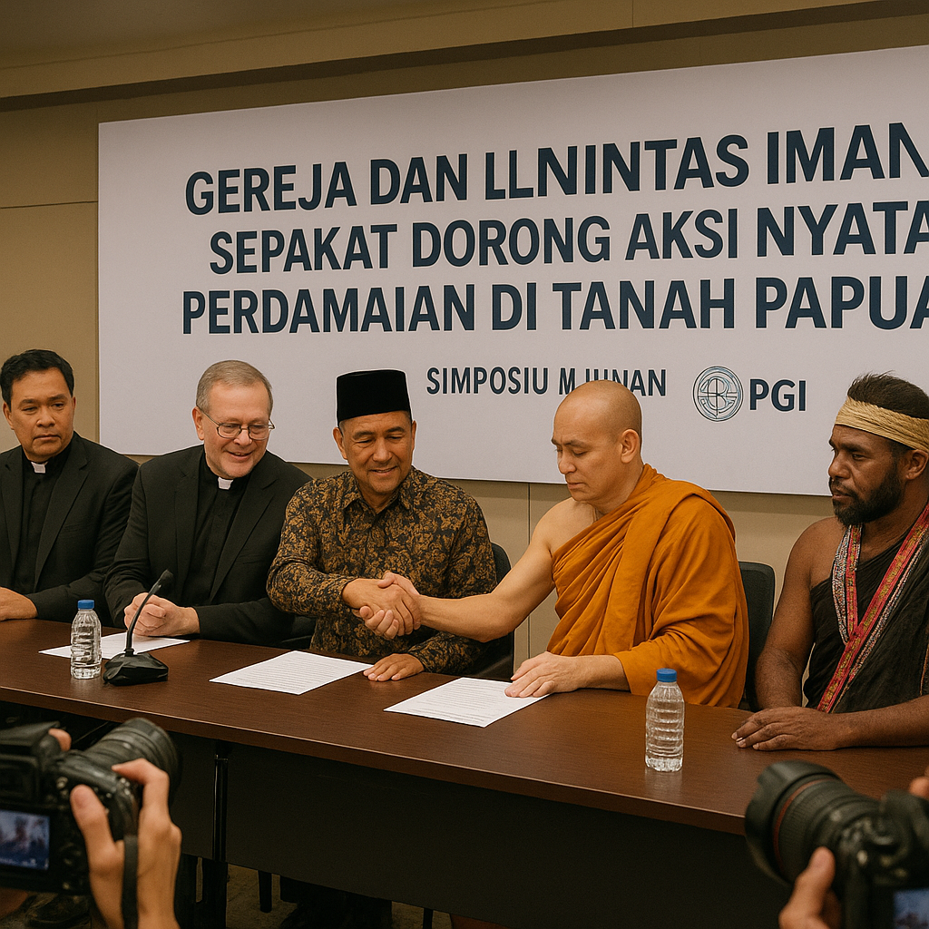 Gereja dan Lintas Iman Sepakat Dorong Aksi Nyata Perdamaian di Tanah Papua