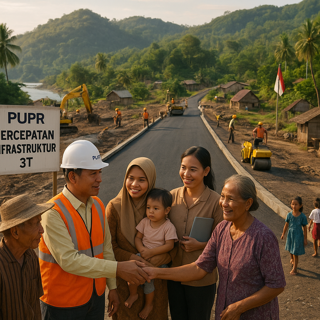 Kementerian PUPR Percepat Pembangunan Infrastruktur di Daerah 3T, Tekan Disparitas dan Perkuat Persatuan