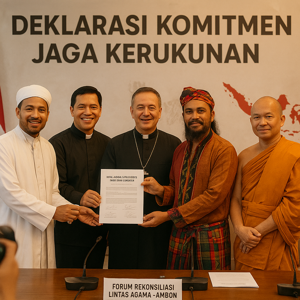 Forum Rekonsiliasi Lintas Agama di Ambon Hasilkan Deklarasi Komitmen Jaga Kerukunan