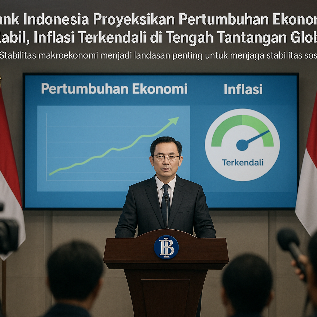 Bank Indonesia Proyeksikan Pertumbuhan Ekonomi Stabil, Inflasi Terkendali di Tengah Tantangan Global
