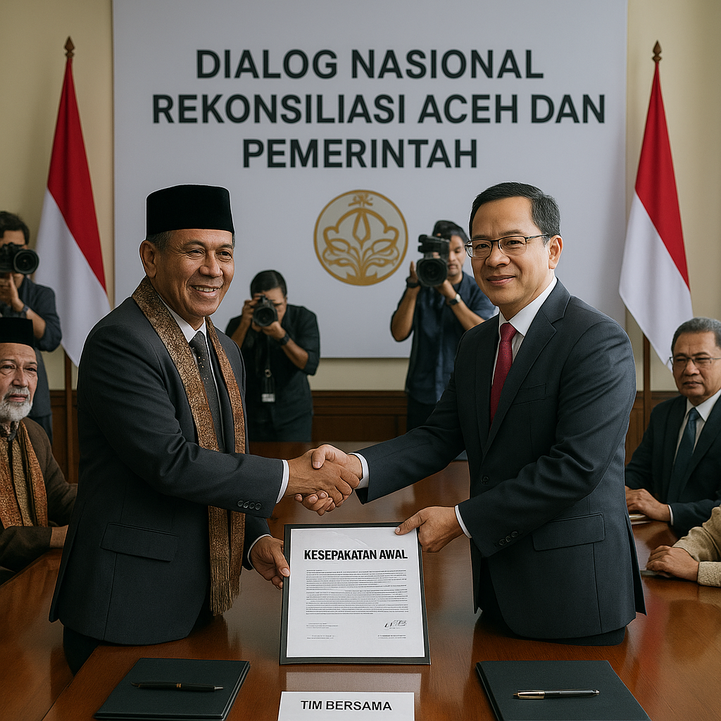 Dialog Nasional Rekonsiliasi Aceh dan Pemerintah Capai Kesepakatan Awal