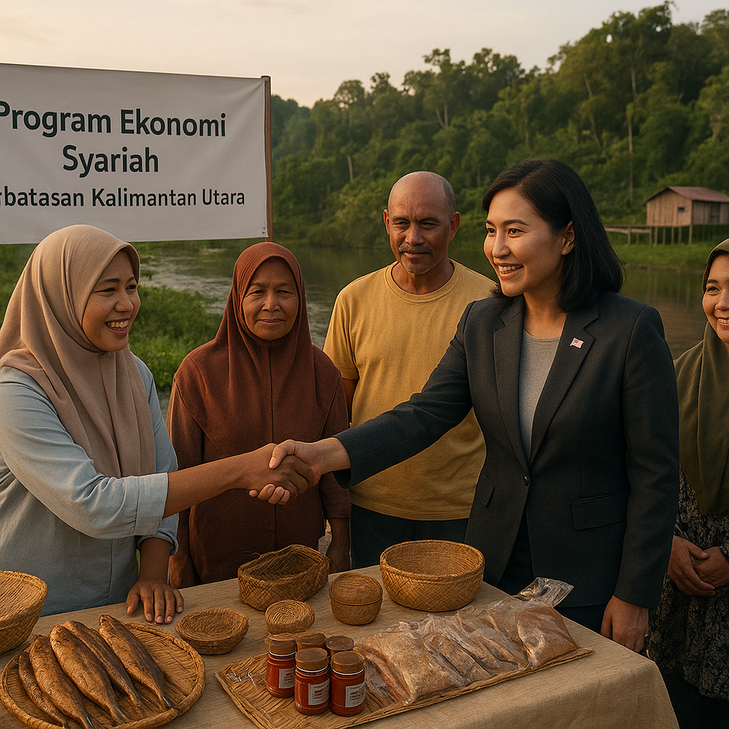 Ekonomi Syariah Jadi Perekat Sosial di Daerah Perbatasan Kalimantan
