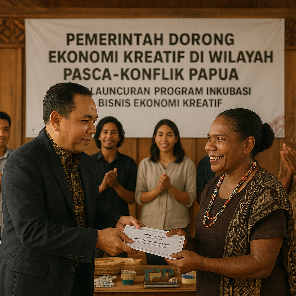 Pemerintah Dorong Ekonomi Kreatif di Wilayah Pasca-Konflik Papua