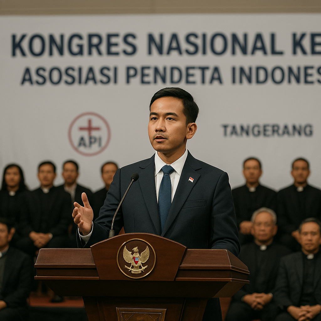 Wapres Buka Kongres Asosiasi Pendeta, Mohon Maaf atas Kasus Intoleransi