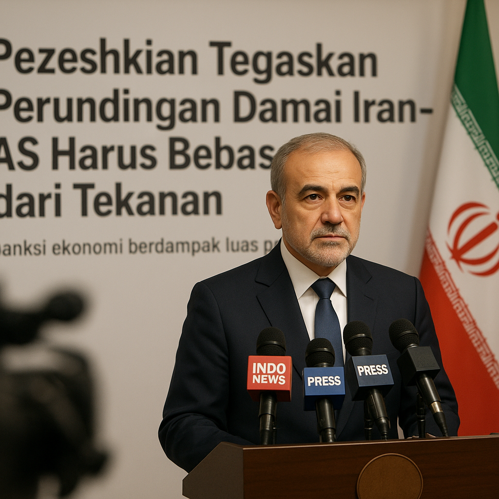 Pezeşhkian Tegaskan Perundingan Damai Iran-AS Harus Bebas dari Tekanan