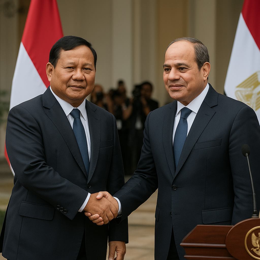 Kunjungan El-Sisi: Prabowo Soroti Komitmen Deeskalasi Global dan Dukungan Palestina