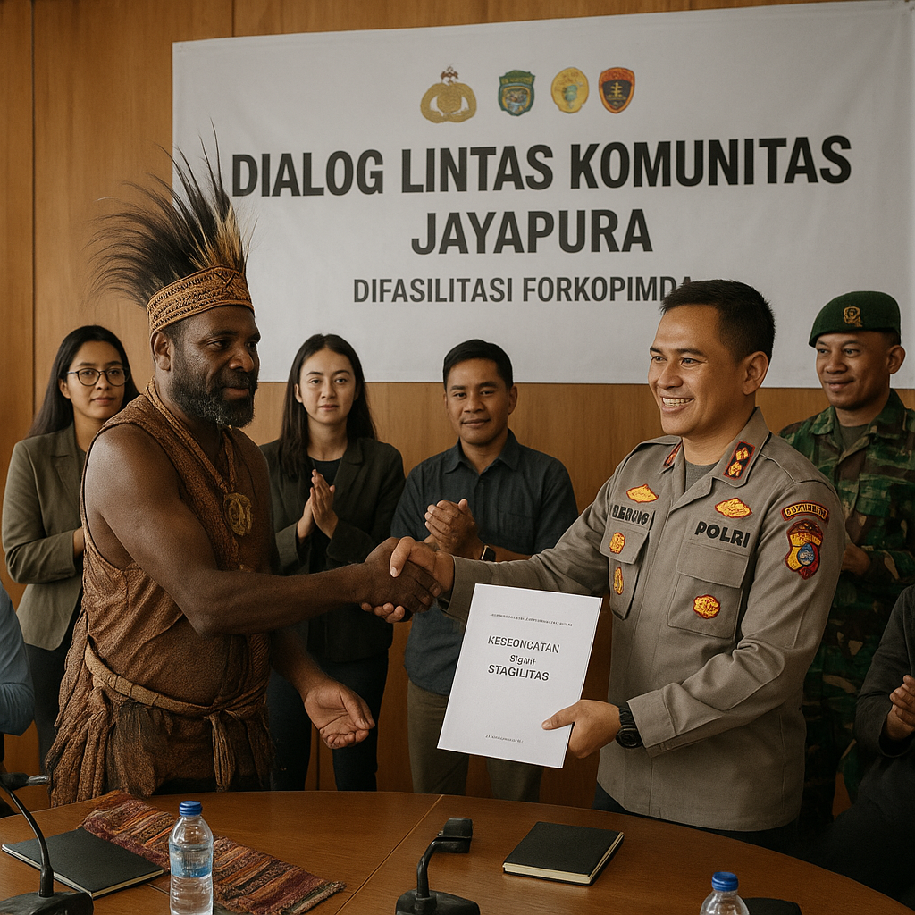 Dialog Lintas Komunitas di Jayapura Hasilkan Kesepakatan Jaga Stabilitas