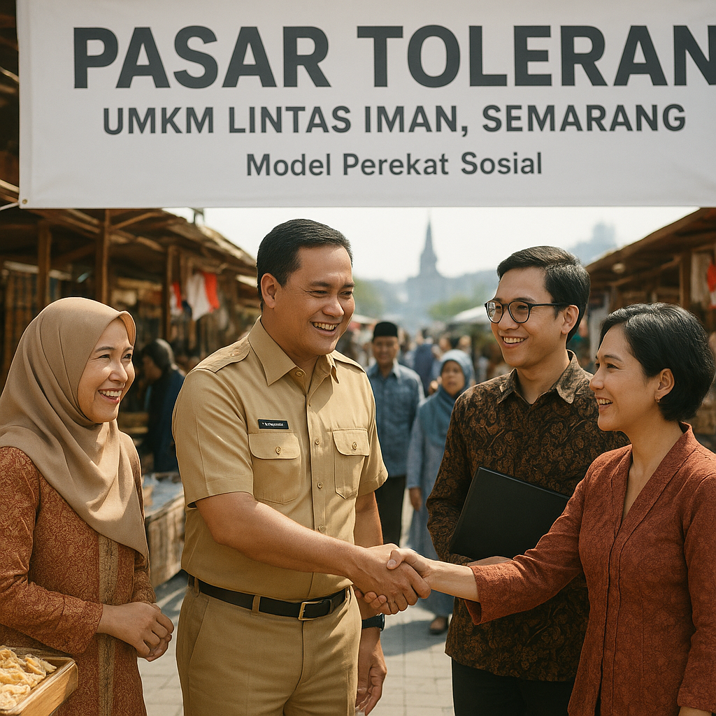 Pasar Toleran ala UMKM Lintas Iman di Semarang Jadi Model Perekat Sosial