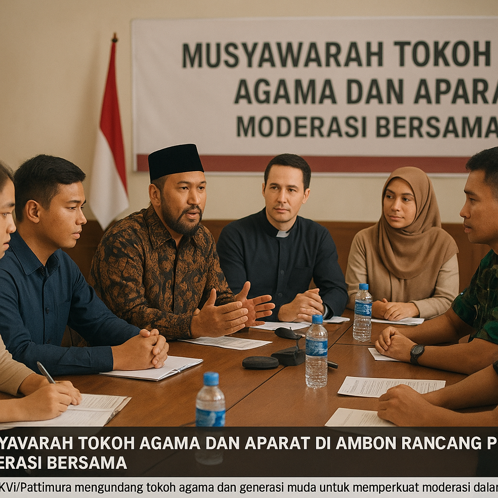 Musyawarah Tokoh Agama dan Aparat di Ambon Rancang Program Moderasi Bersama