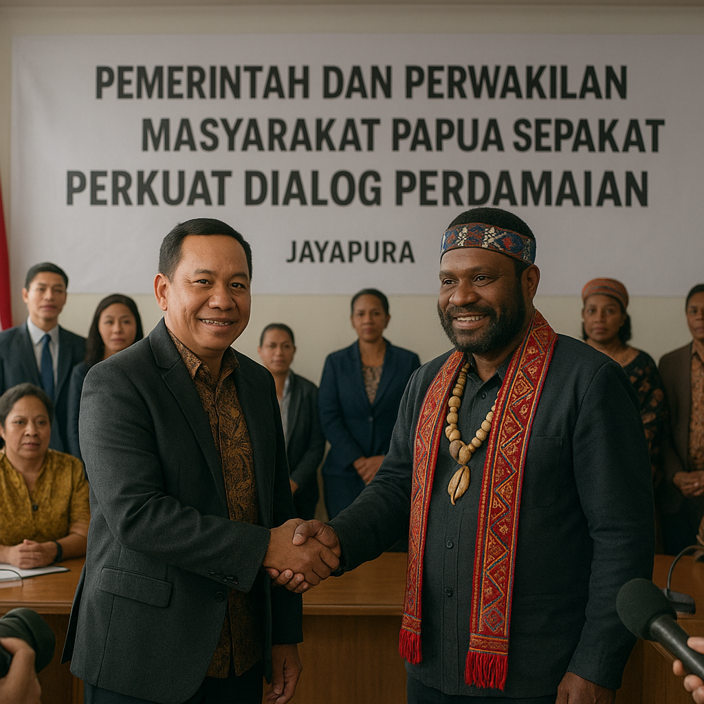 Pemerintah dan Perwakilan Masyarakat Papua Sepakat Perkuat Dialog Perdamaian