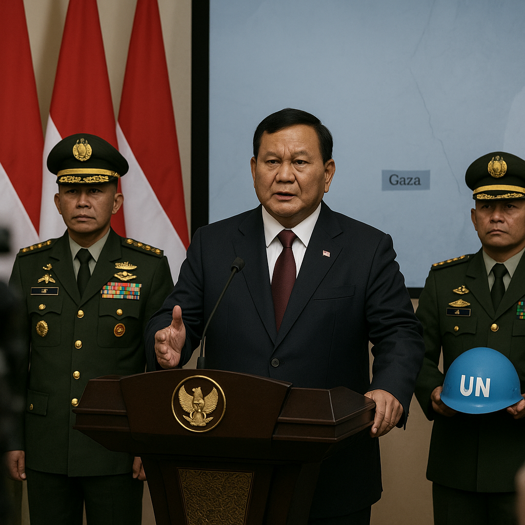 Prabowo Minta TNI Siap Kirim Pasukan Perdamaian ke Gaza