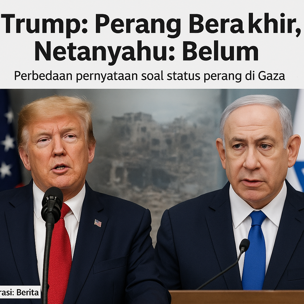 Trump: Perang Berakhir, Netanyahu: Belum