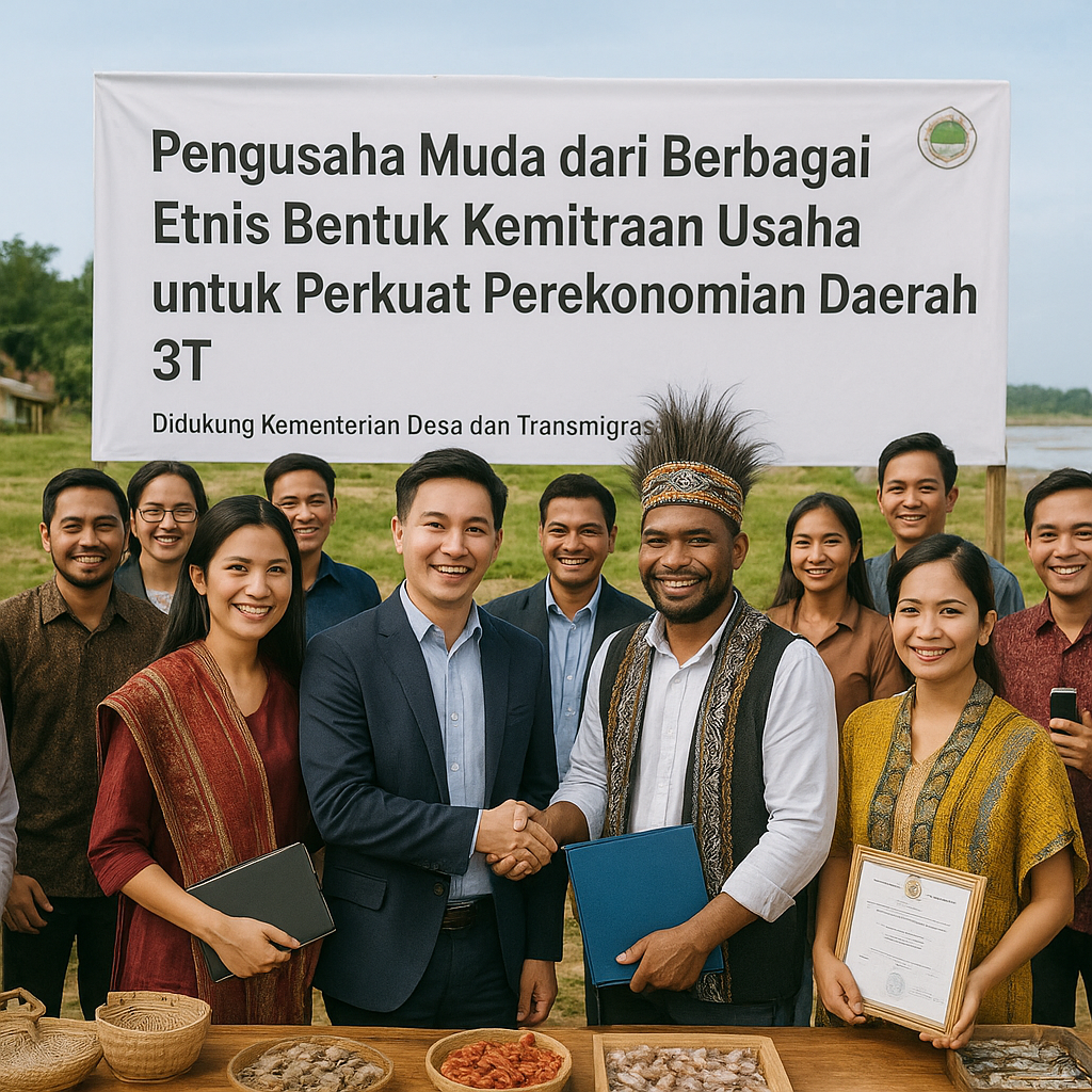 Pengusaha Muda dari Berbagai Etnis Bentuk Kemitraan Usaha untuk Perkuat Perekonomian Daerah 3T