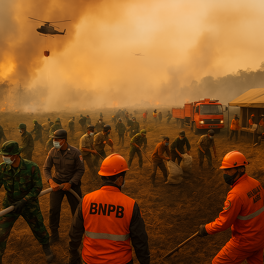 Pemerintah Kerahkan 60.000 Personel untuk Atasi Karhutla, Ini Langkah yang Disiapkan