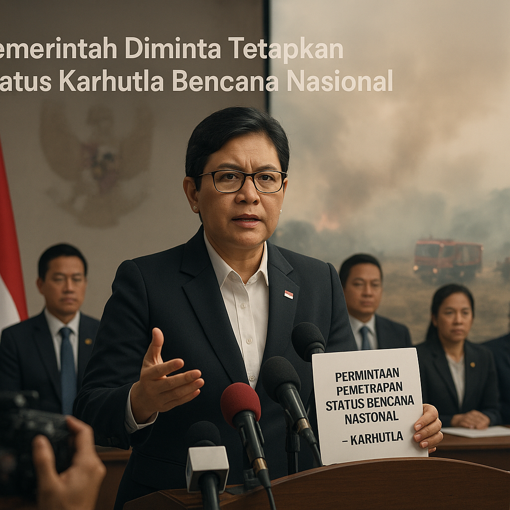 Pemerintah Diminta Tetapkan Status Karhutla Bencana Nasional