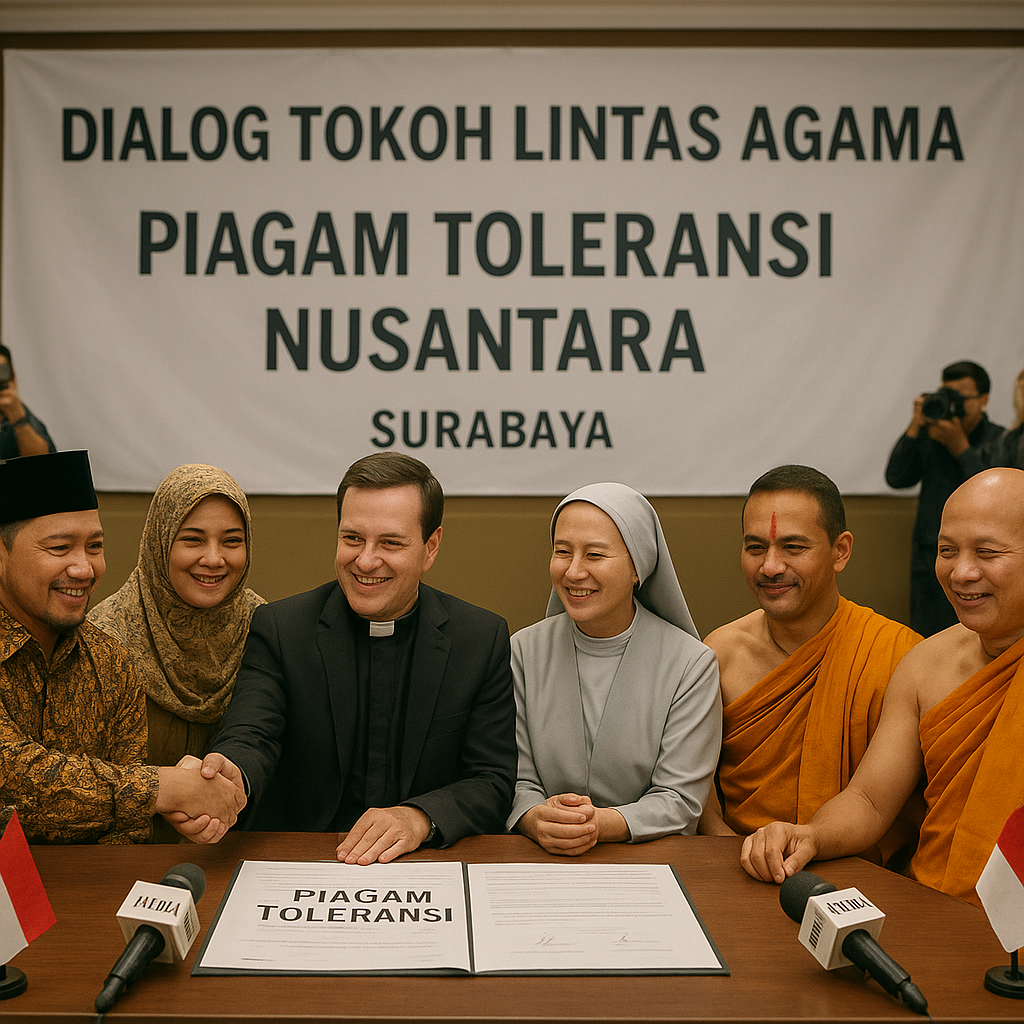 Dialog Tokoh Lintas Agama Lahirkan Piagam Toleransi Nusantara