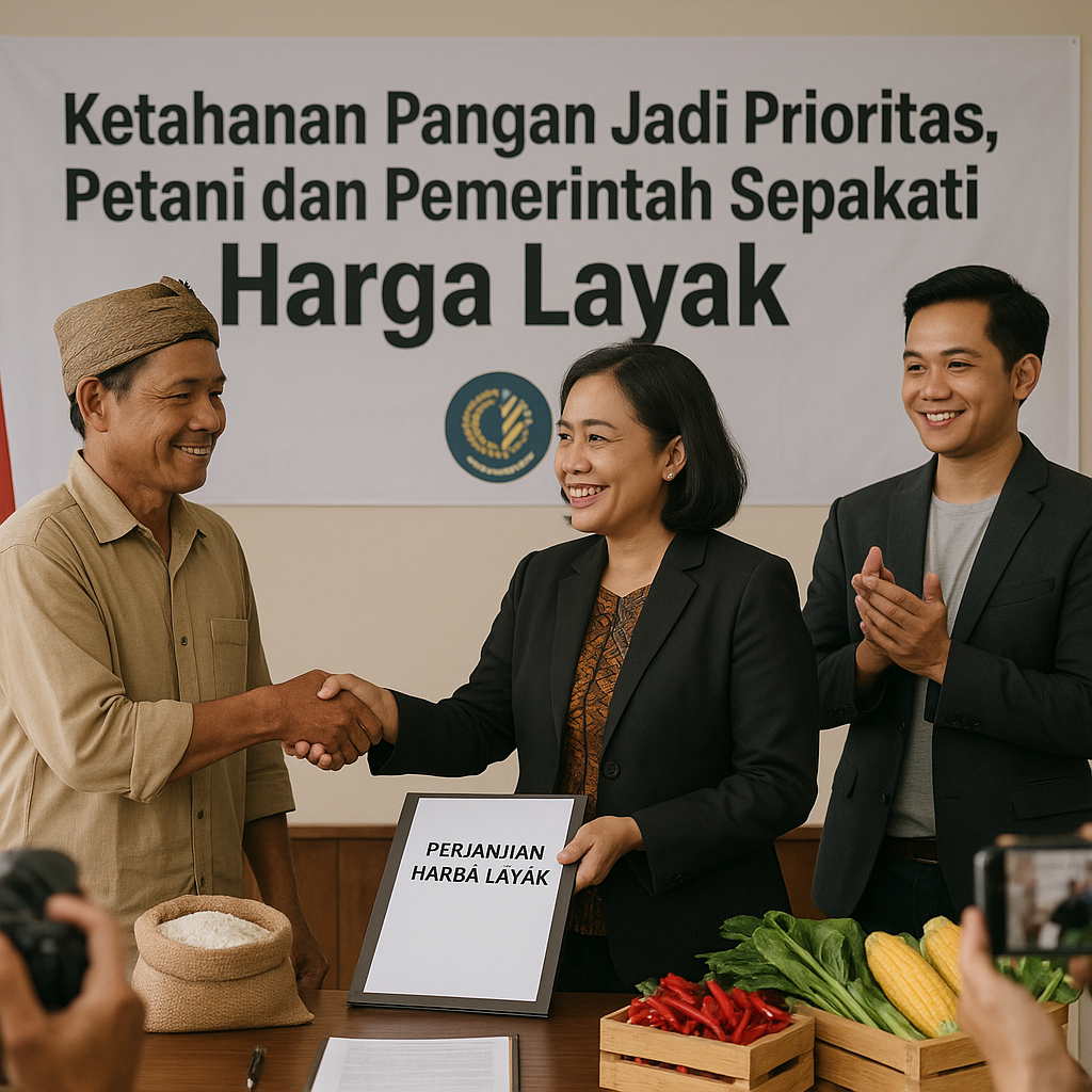Ketahanan Pangan Jadi Prioritas, Petani dan Pemerintah Sepakati Harga Layak