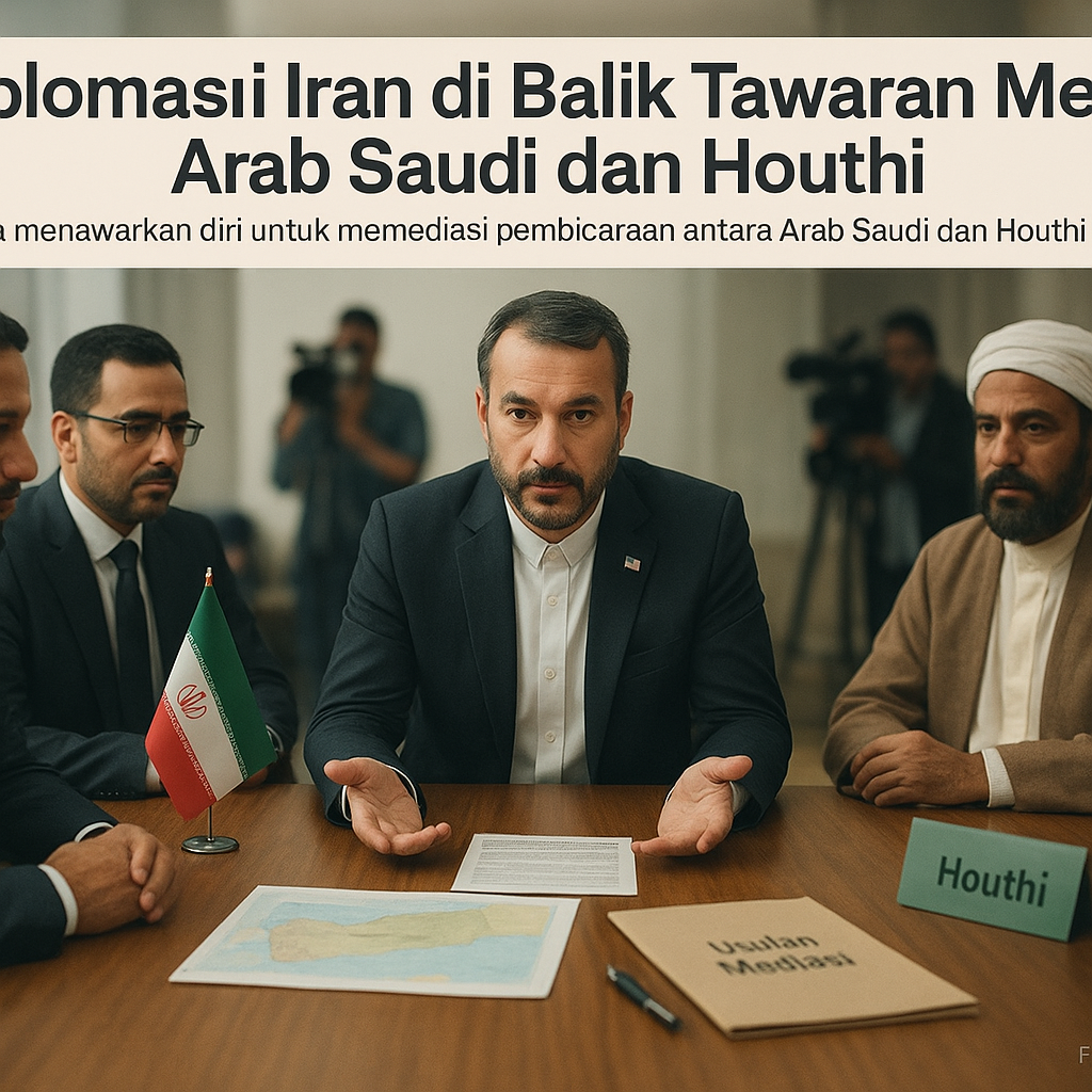 Diplomasi Iran di Balik Tawaran Mediasi Arab Saudi dan Houthi
