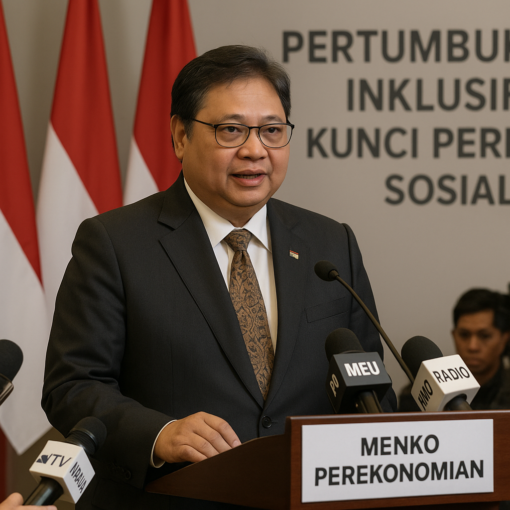 Menko Perekonomian: Pertumbuhan Inklusif Kunci Perekat Sosial