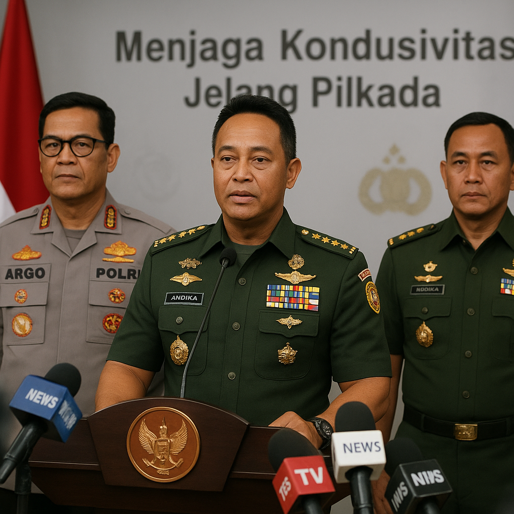 Panglima TNI: Keamanan Negara Tetap Stabil, Aparat Siap Jaga Kondusivitas Jelang Pilkada