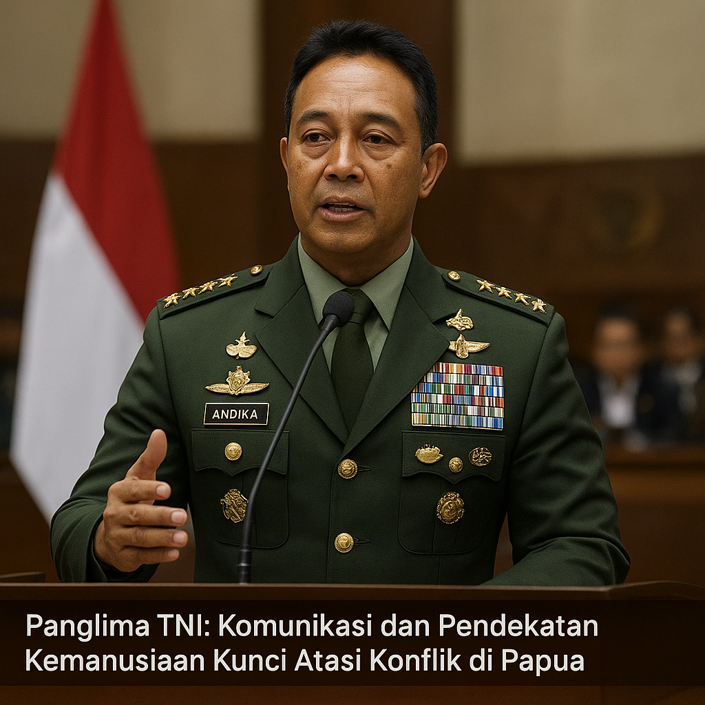 Panglima TNI: Komunikasi dan Pendekatan Kemanusiaan Kunci Atasi Konflik di Papua