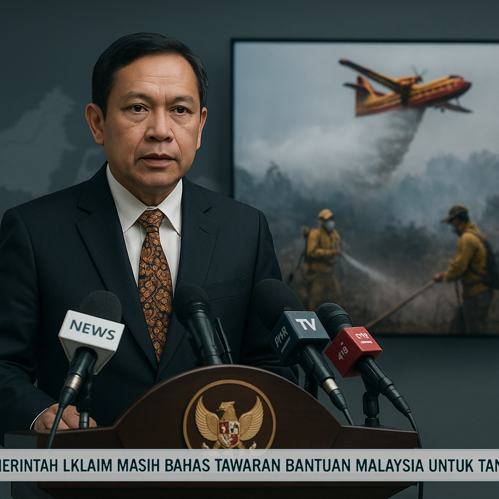 Pemerintah Klaim Masih Bahas Tawaran Bantuan Malaysia untuk Tangani Karhutla