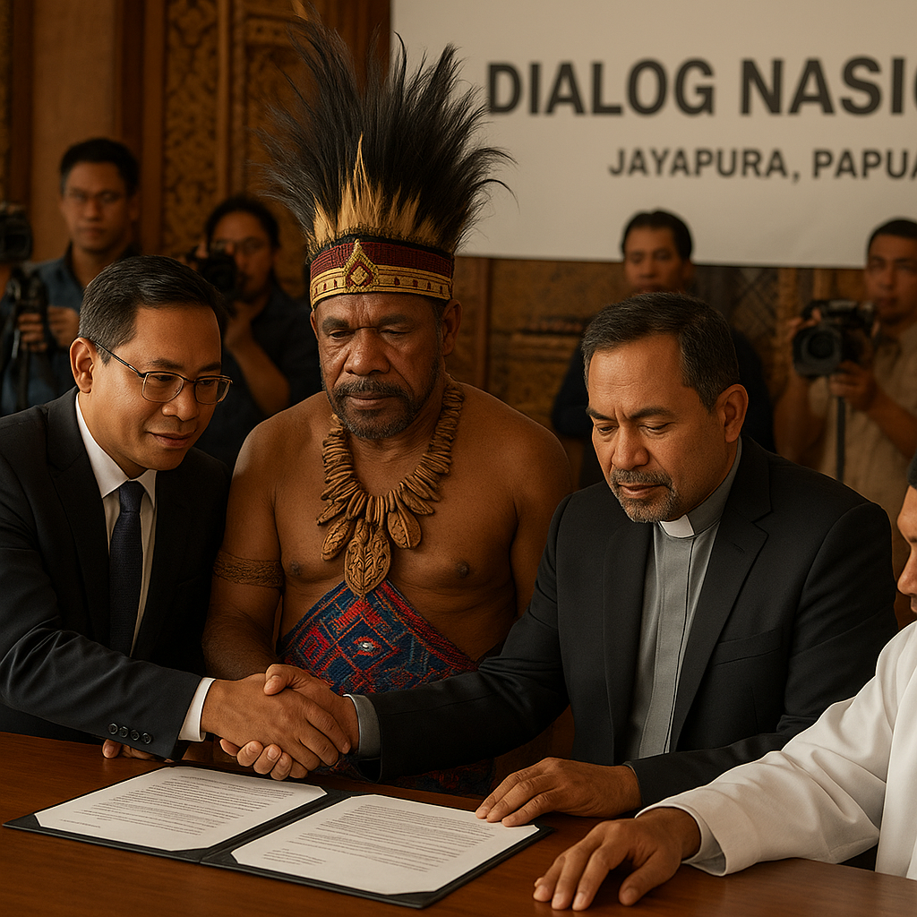 Dialog Nasional Papua: Pemerintah dan Tokoh Masyarakat Sepakati Moratorium Konflik
