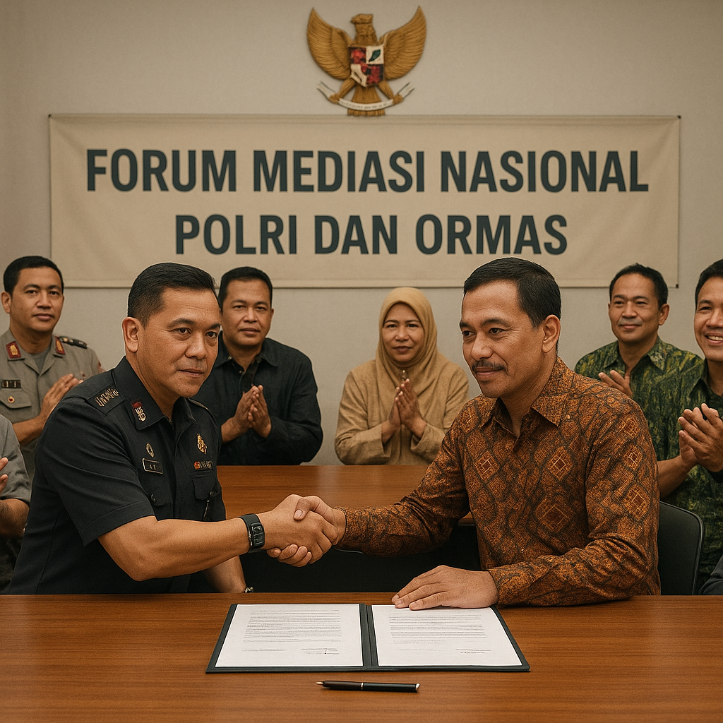 Polri dan Ormas Sepakat Bentuk Forum Mediasi Cegah Konflik Horizontal