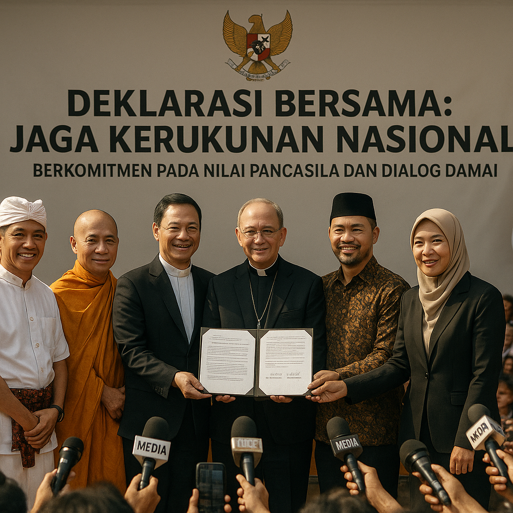 Tokoh Lintas Agama Serukan Deklarasi Bersama untuk Jaga Kerukunan Nasional