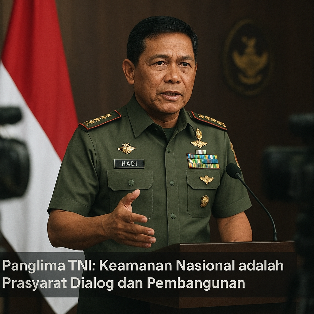 Panglima TNI: Keamanan Nasional adalah Prasyarat Dialog dan Pembangunan