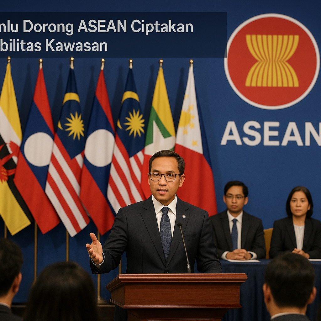 Menlu Dorong ASEAN Ciptakan Stabilitas Kawasan
