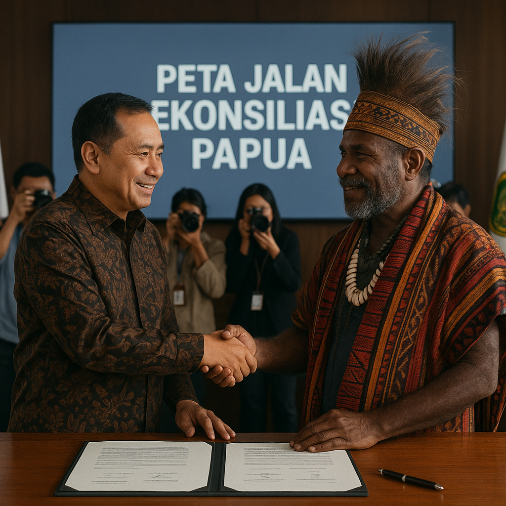 Pemerintah dan Masyarakat Adat Sepakati Peta Jalan Rekonsiliasi Papua