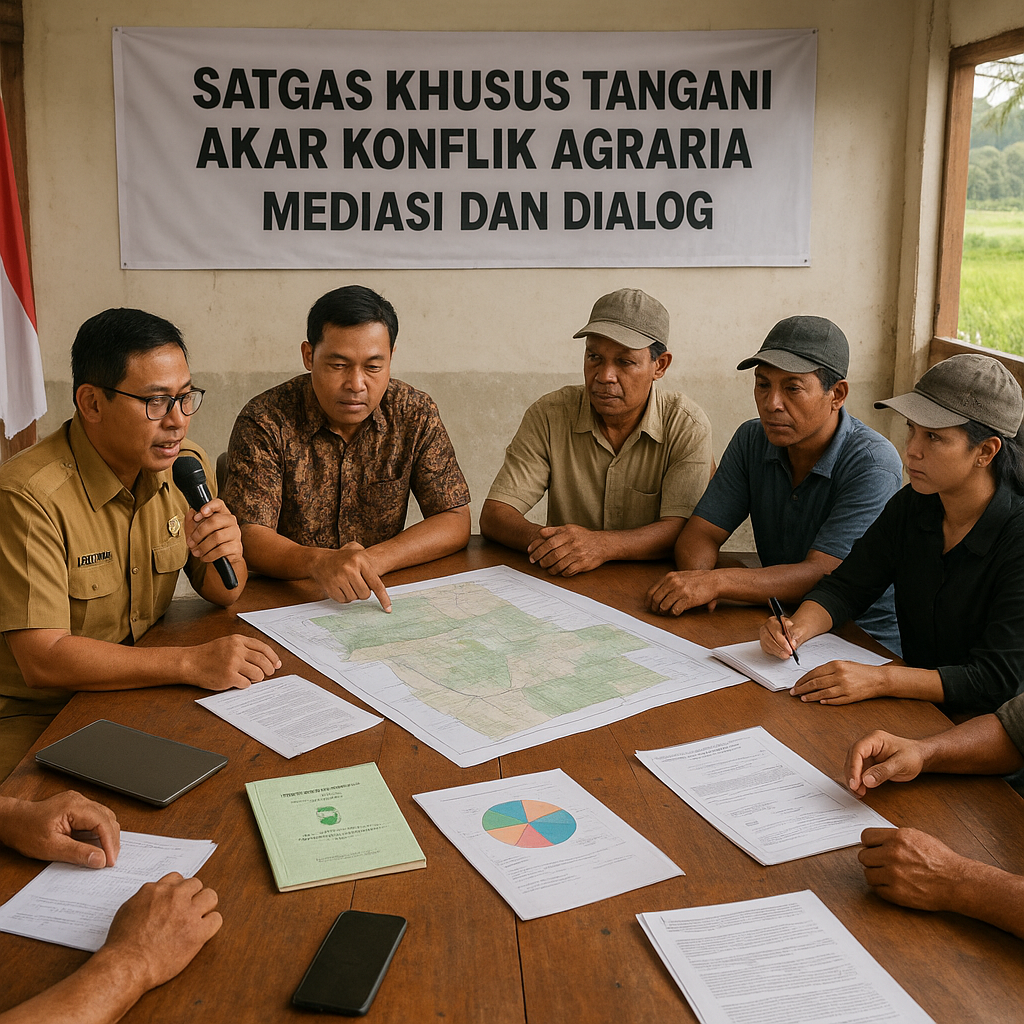 Pemerintah Kaji Pembentukan Satgas Khusus Tangani Akar Konflik Agraria