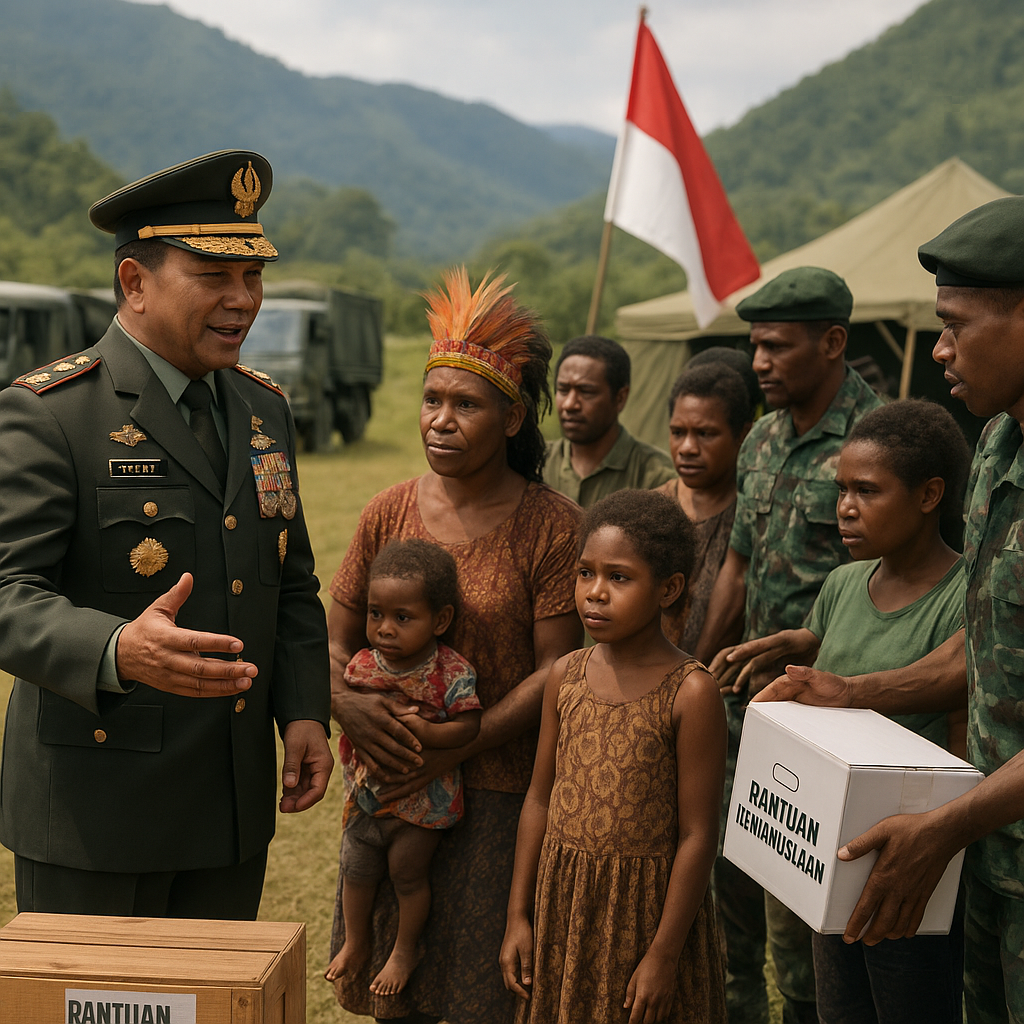 Panglima TNI Tekankan Operasi Militer Selalu Diiringi Aksi Kemanusiaan