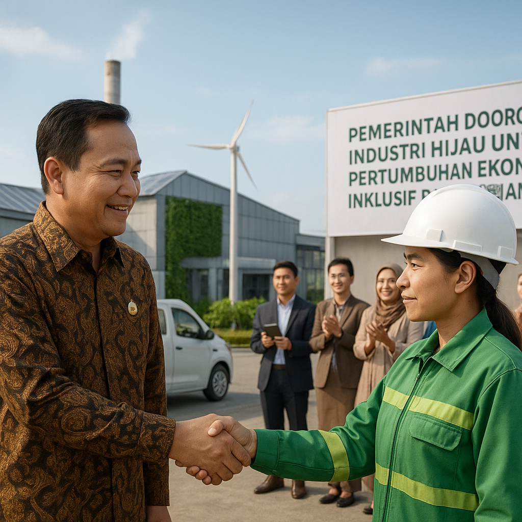 Pemerintah Dorong Industri Hijau untuk Pertumbuhan Ekonomi Inklusif dan Berkelanjutan