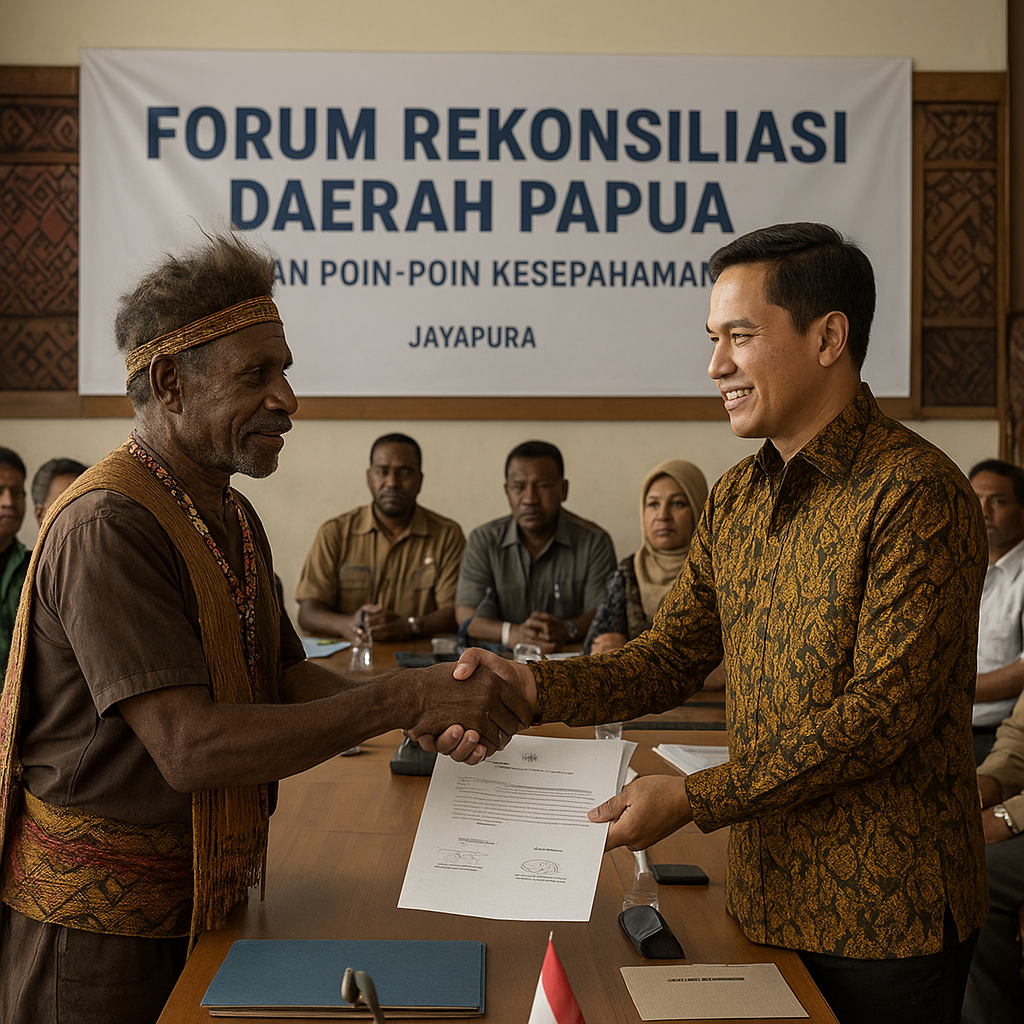 Forum Rekonsiliasi Daerah di Papua Berhasil Hasilkan Poin-Poin Kesepahaman