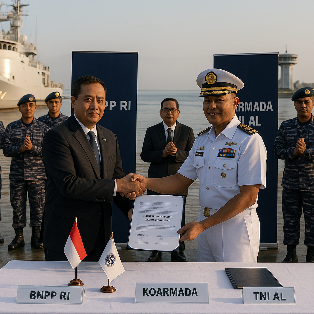 Perkuat Pengamanan Perbatasan Laut, BNPP RI dan Koarmada Bentuk Pokja Gabungan