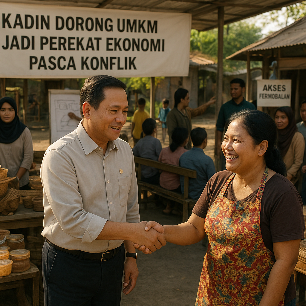 Kadin Dorong UMKM Jadi Perekekat Ekonomi di Daerah Pasca Konflik