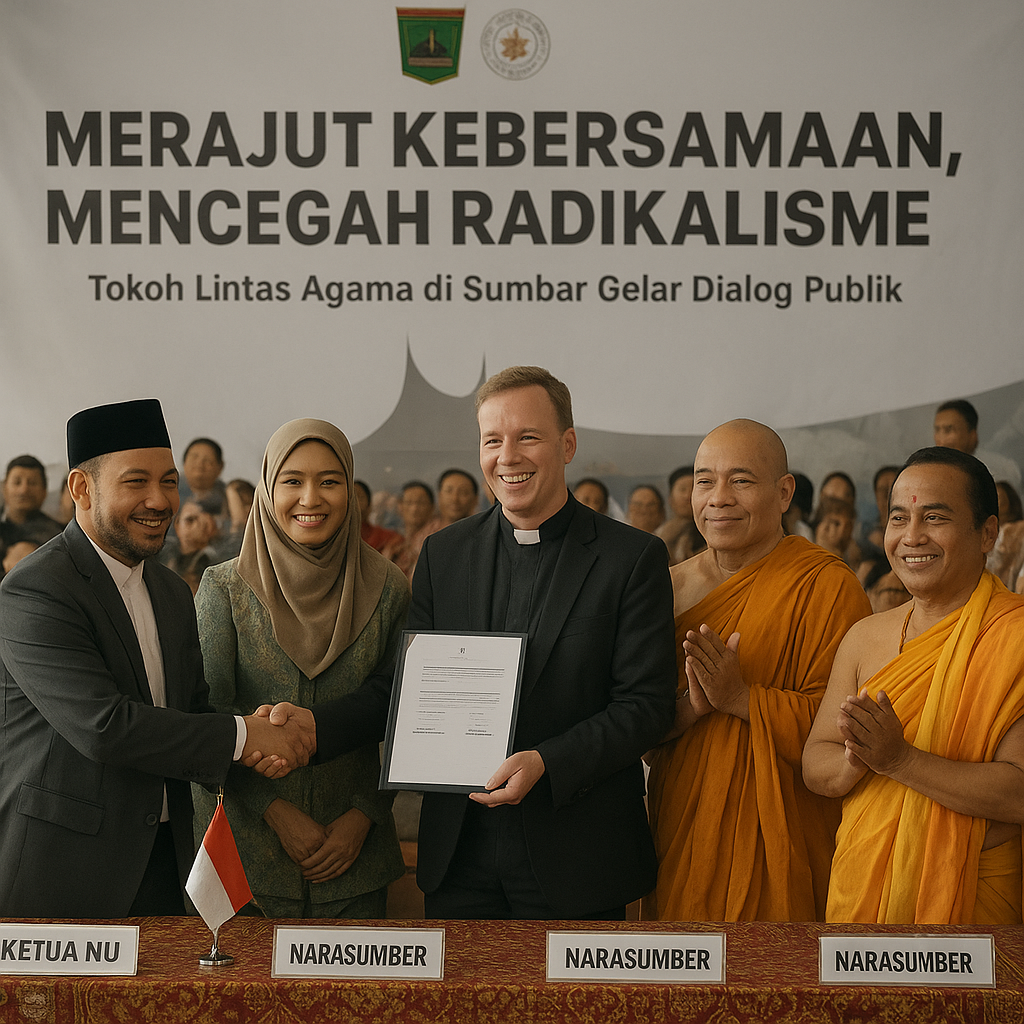 Tokoh Lintas Agama di Sumbar Gelar Dialog Publik Cegah Radikalisme