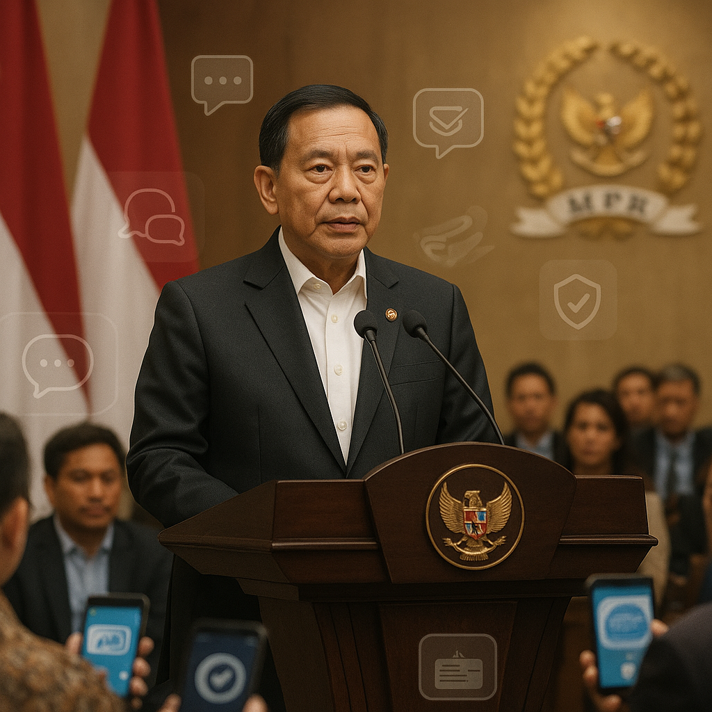 Ketua MPR Ajak Semua Pihak Jaga Etika dan Nuansa Dialog di Ruang Digital