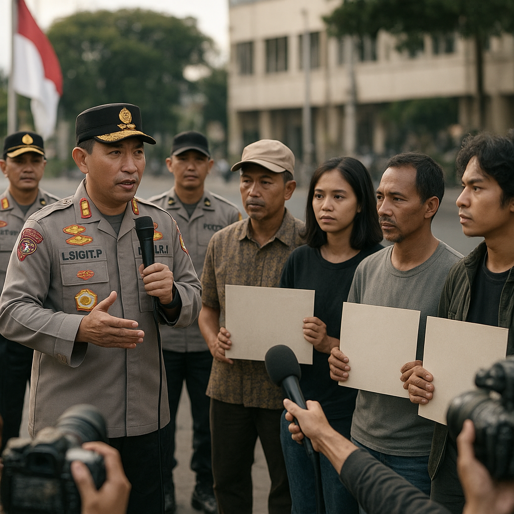 Kapolri Tekankan Pendekatan Humanis dan Dialog dalam Penanganan Aksi Unjuk Rasa di Beberapa Daerah