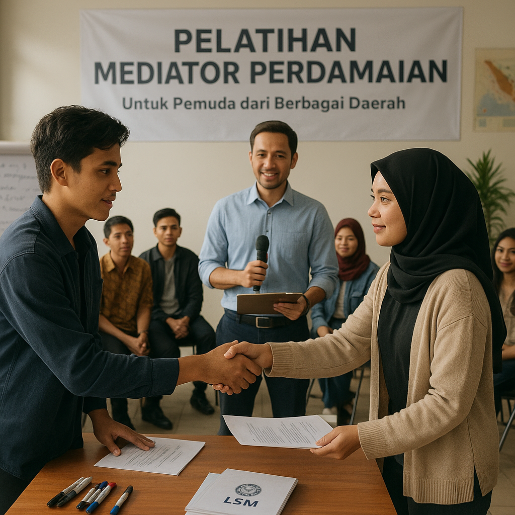 Lembaga Swadaya Masyarakat Gelar Pelatihan Mediator Perdamaian untuk Pemuda di Berbagai Daerah