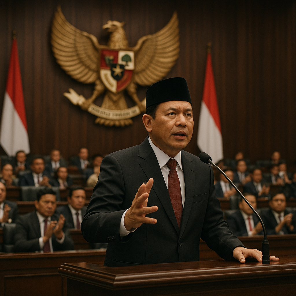 Ketua MPR Menyampaikan Pidato tentang Konsensus Nasional dan Pentingnya Menjaga Ruang Dialog