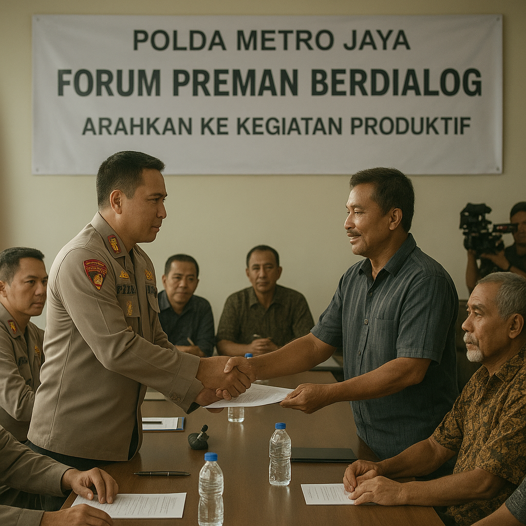 Polda Metro Jaya Gelar Forum Preman Berdialog, Arahkan ke Kegiatan Produktif
