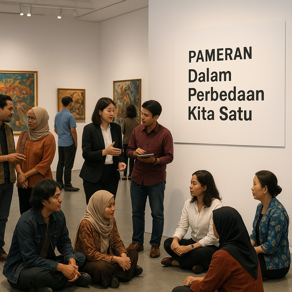 Seniman dari Berbagai Daerah Gelar Pameran Bersama Bertema 'Dalam Perbedaan Kita Satu'