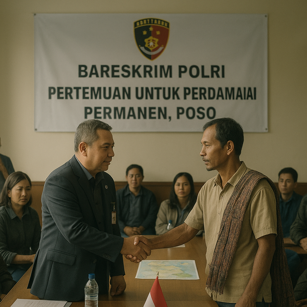 Bareskrim Gelar Pertemuan dengan Mantan Kelompok Bersenjata di Poso untuk Perdamaian Permanen