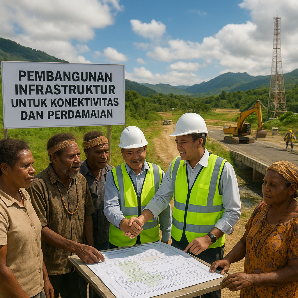 Pembangunan Infrastruktur di Papua Ditargetkan Perkuat Konektivitas dan Perdamaian